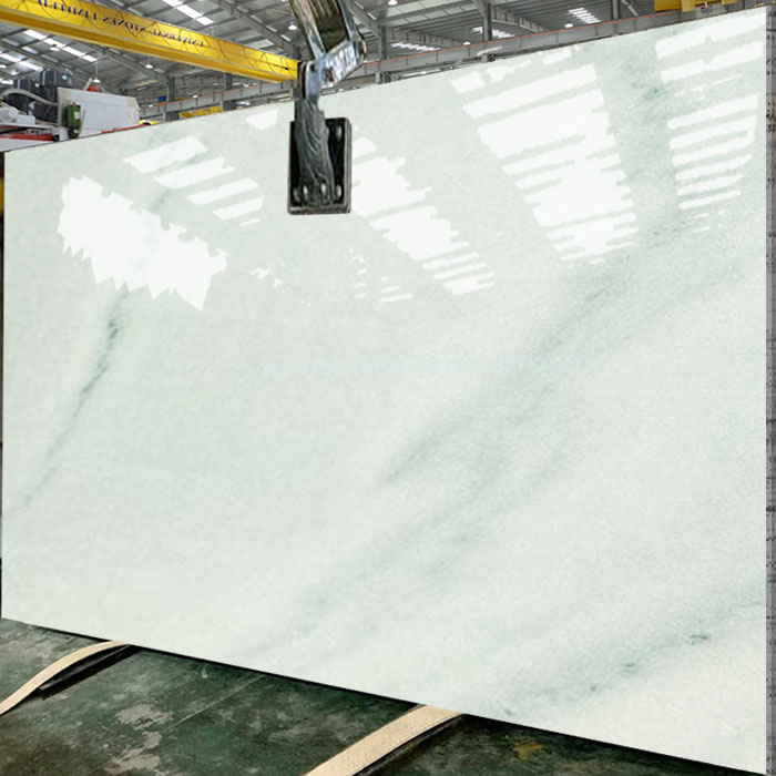 đá hoa cương marble màu trắng vân xanh đen