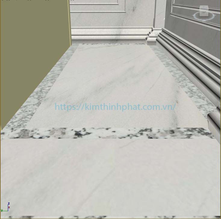 đá hoa cương marble màu trắng vân xanh đen